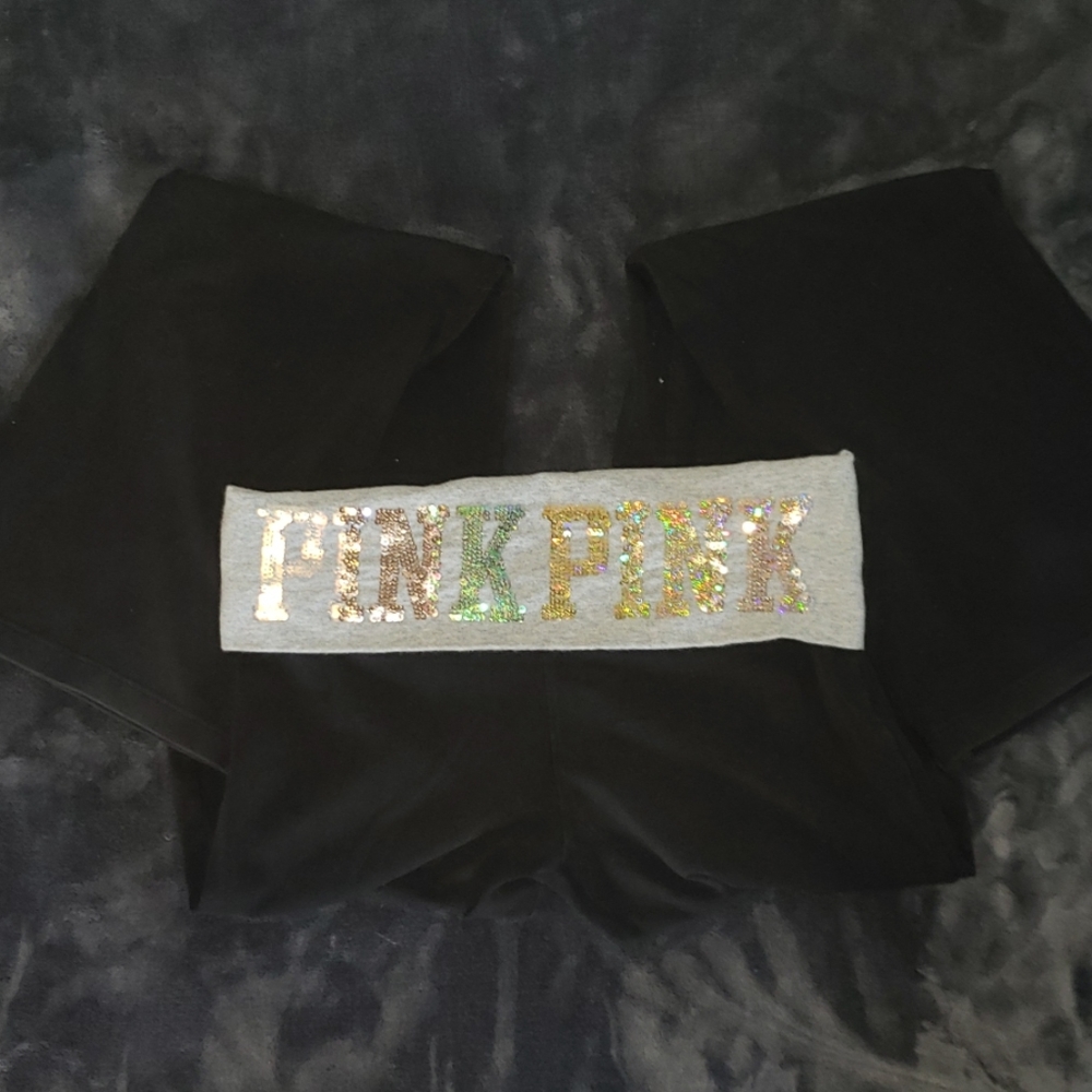 🧘‍♀️VS PINK sequin yoga pants